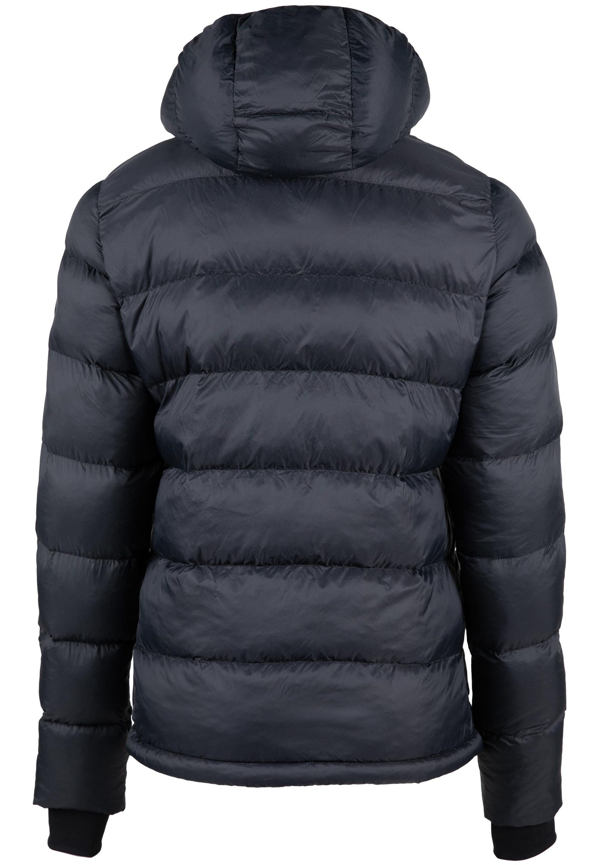 Gorilla Wear Steppjacke mit Stehkragen und Kapuze