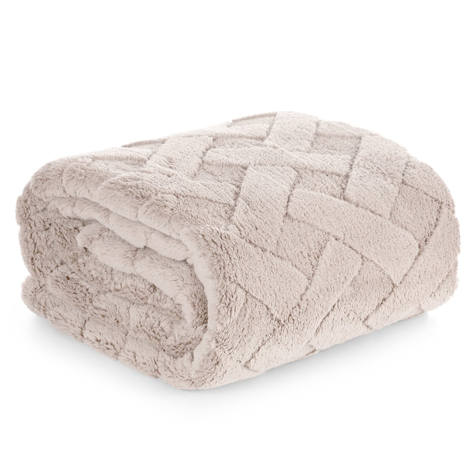 Wohndecke CARO, Design91, Karierte Kuscheldecke ideales günstig online kaufen