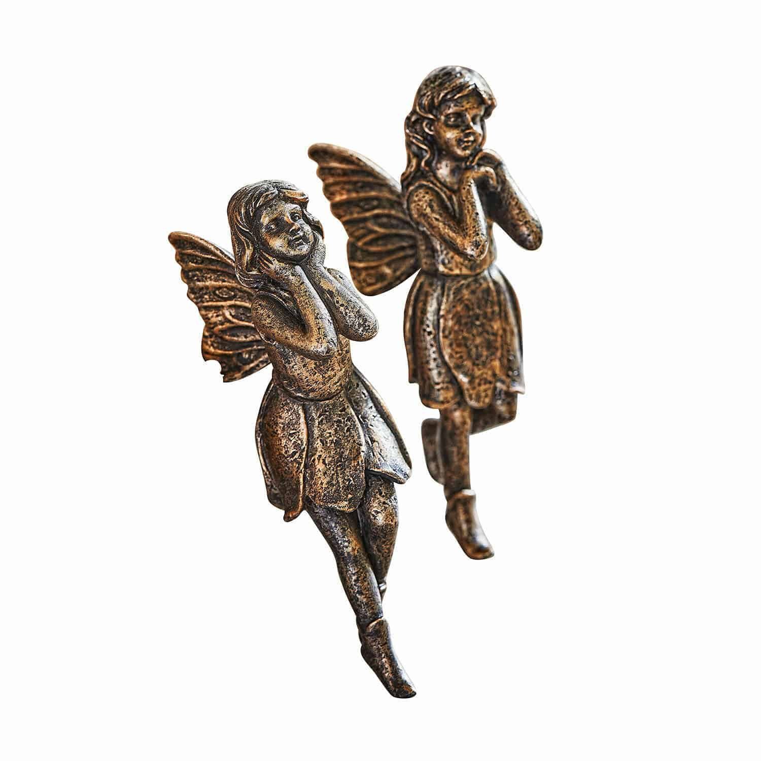 Mirabeau Dekofigur Figur 2er Set Lilly antikbraun