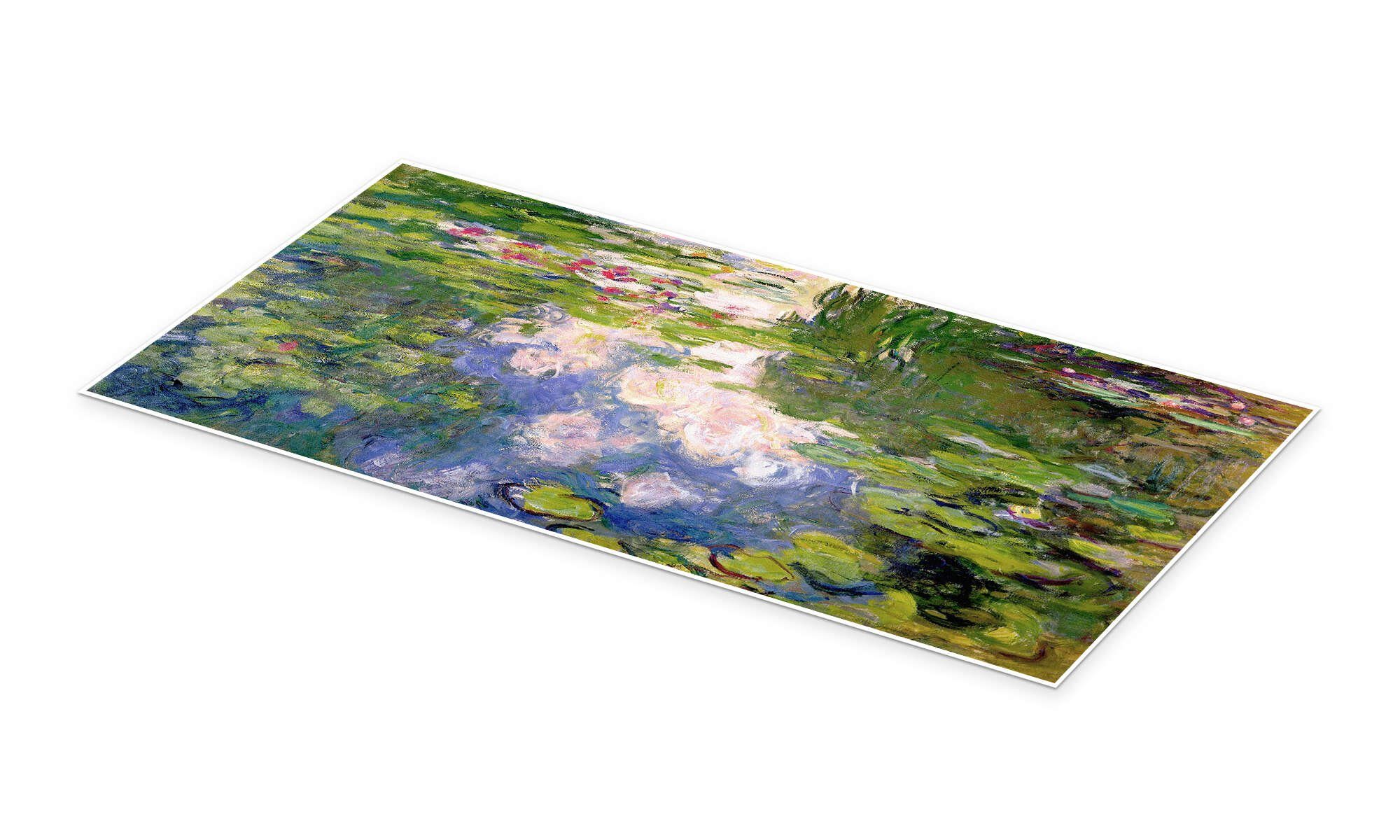Posterlounge Wandbild Seerosenteich, Claude Monet, erhältlich als Poster, Leinwandbild, Wandsticker oder Acrylglasbild