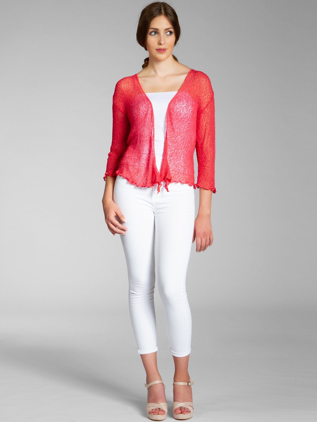 Caspar Strickjacke STJ022 angenehm leichter Damen günstig online kaufen
