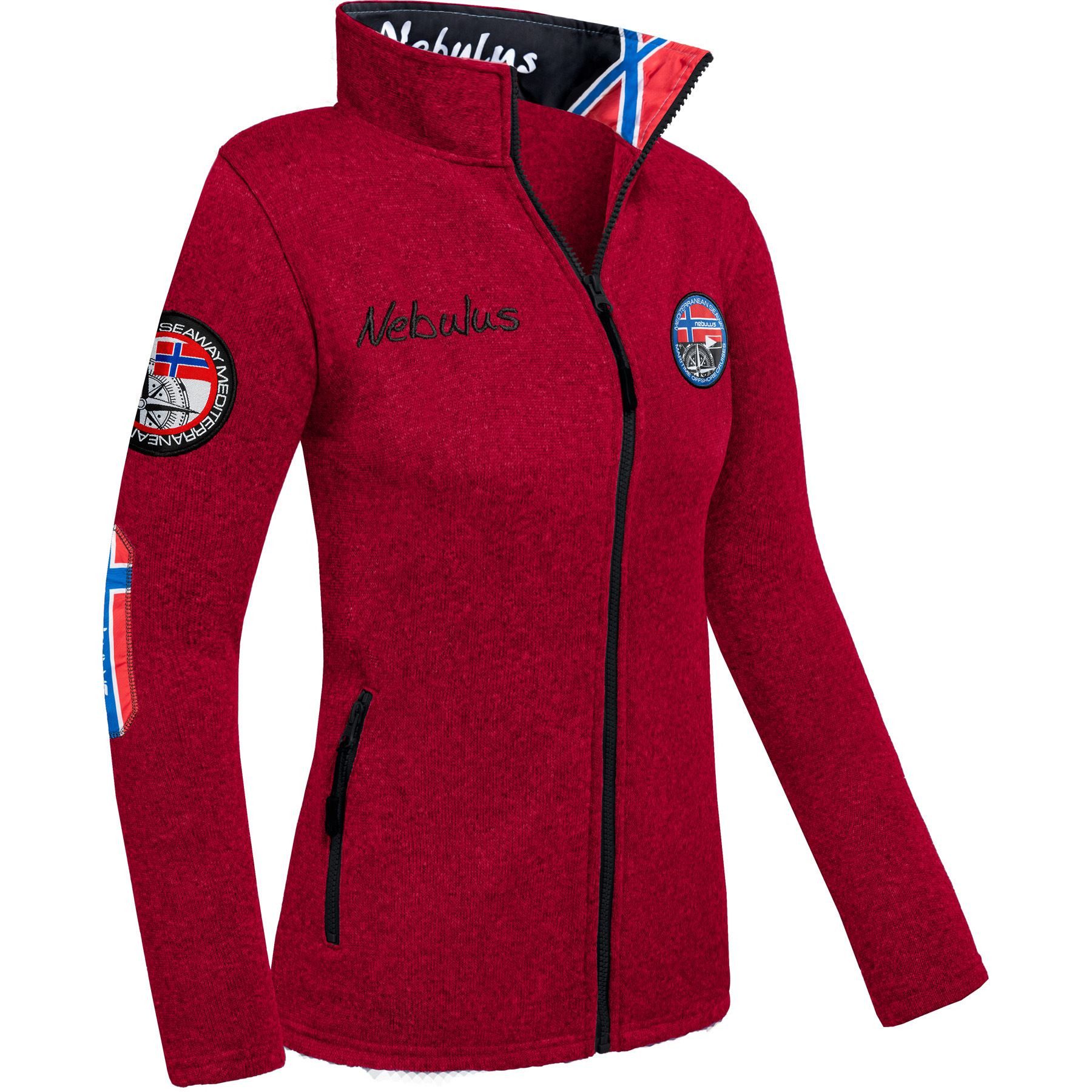 Nebulus Fleecejacke FLENN, P4640 - Damen, rot, XXL/44 günstig online kaufen