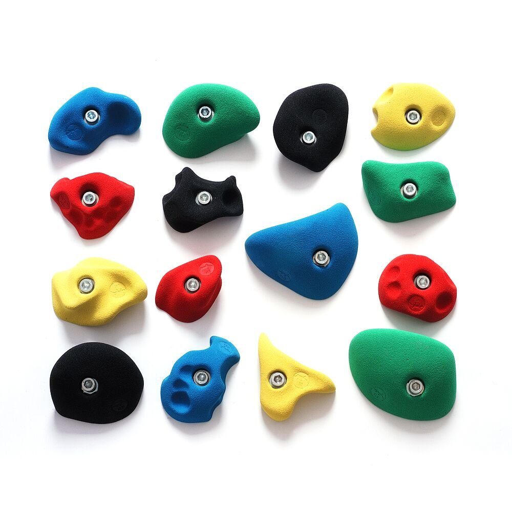 OnTop Klettergriff Klettergriff-Set Leicht, Geeignet für Kletter- und Boulderwände