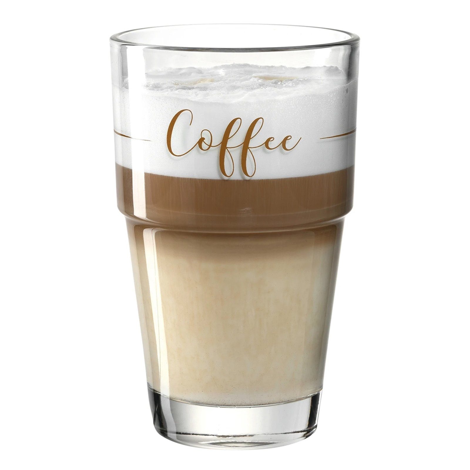 Kaffeeglas Coffee, Latte-Macchiato-Glas Solo Glas, Becher LEONARDO ml 410