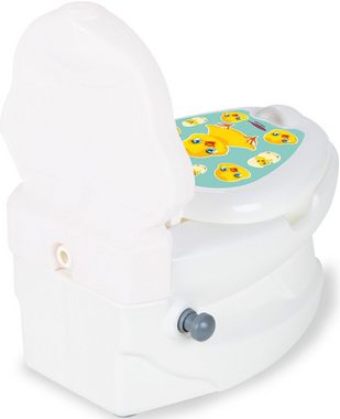 Jamara Toilettentrainer Meine kleine Toilette, Küken, mit Spülsound und Toilettenpapierhalter