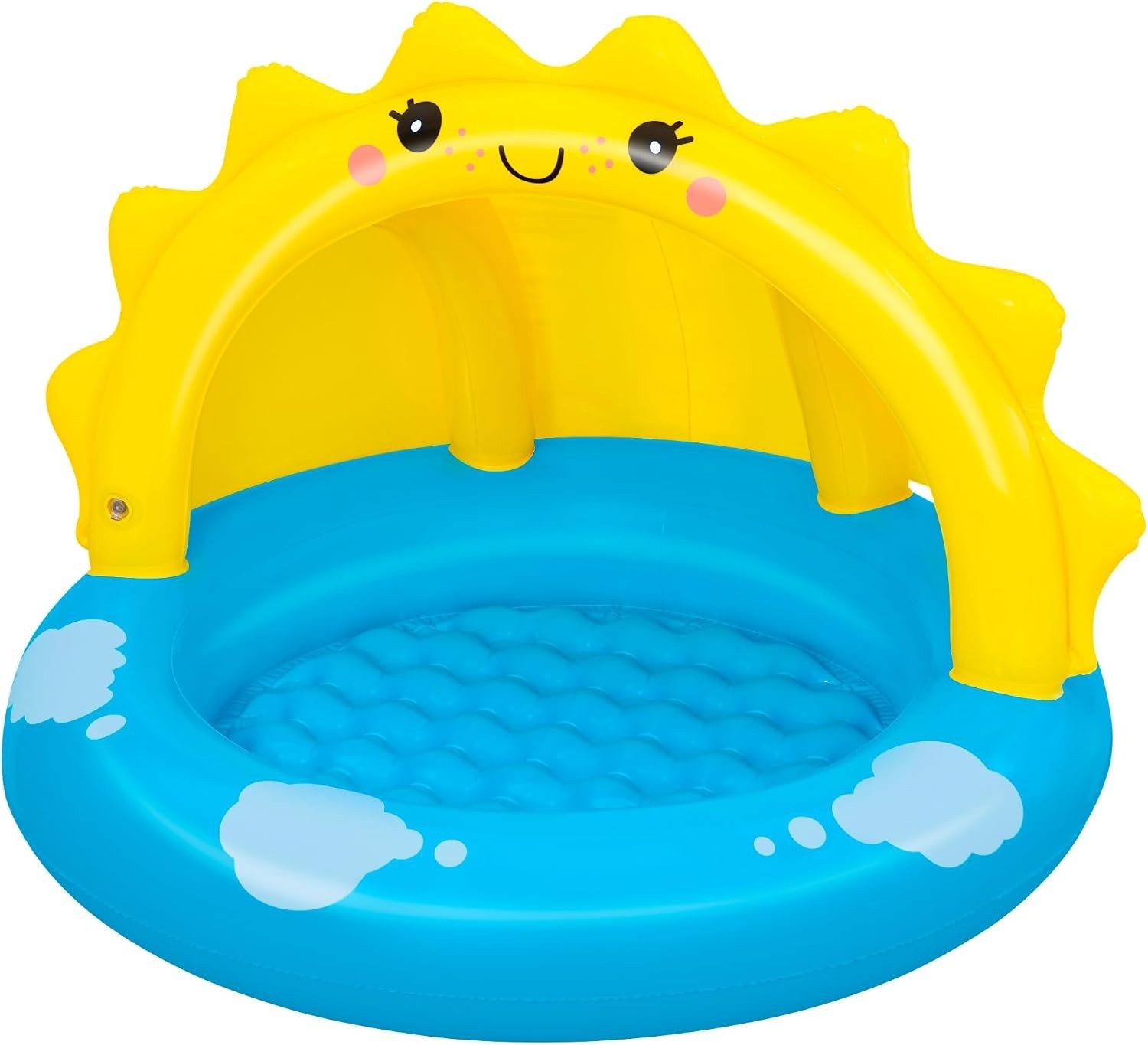 BESTWAY Planschbecken Sunny Days Baby Planschbecken 101x97x71 cm mit Sonnendach Kinderpool, Kinderpool Swimmingpool Gartenpool Babybecken Planschpool