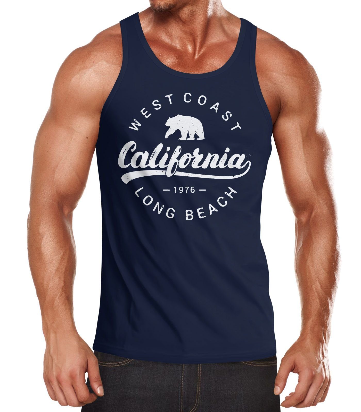 Tanktop Herren Tank-Top California Republic Muskelshirt Muscle Shirt