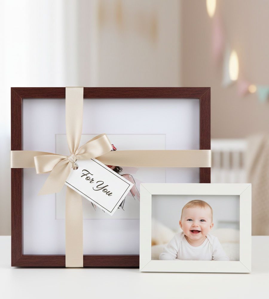 IDEAL TREND Bilderrahmen Brasil Holz Bilderrahmen Bilder Foto Rahmen Fotorahmen Wanddeko Collag, für 1 Bilder (1 St), Natürliche Holzmaserung sichtbar, leichte Farbabweichungen möglich