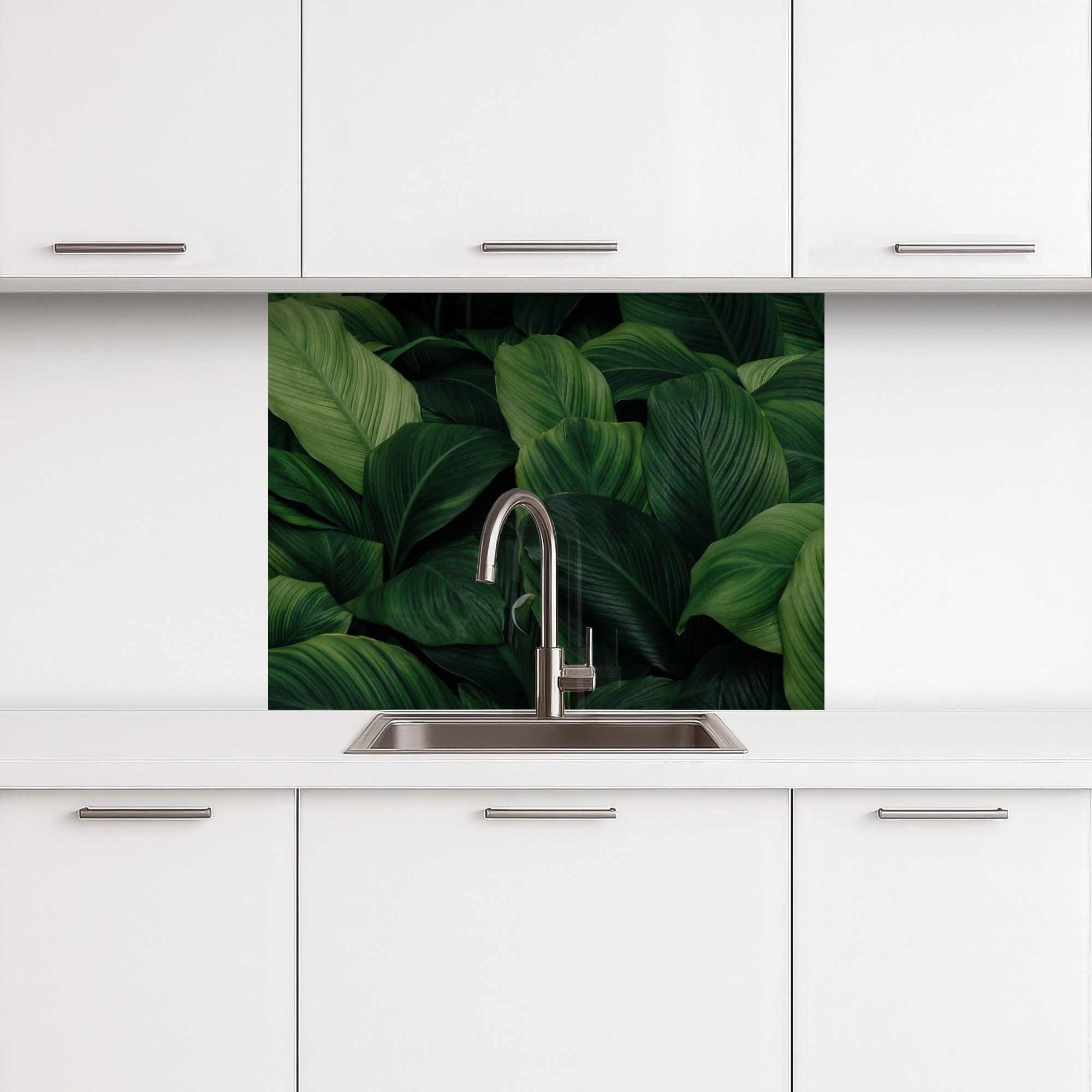 KitchenYeah Küchenrückwand selbstklebend Natur - Tropisch - Blätter - Grün, günstig online kaufen