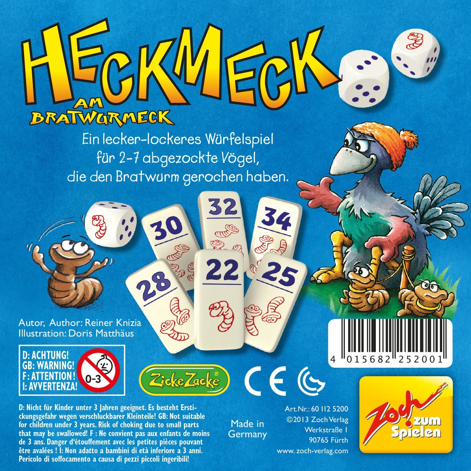 Zoch Spiel Heckmeck am Bratwurmeck