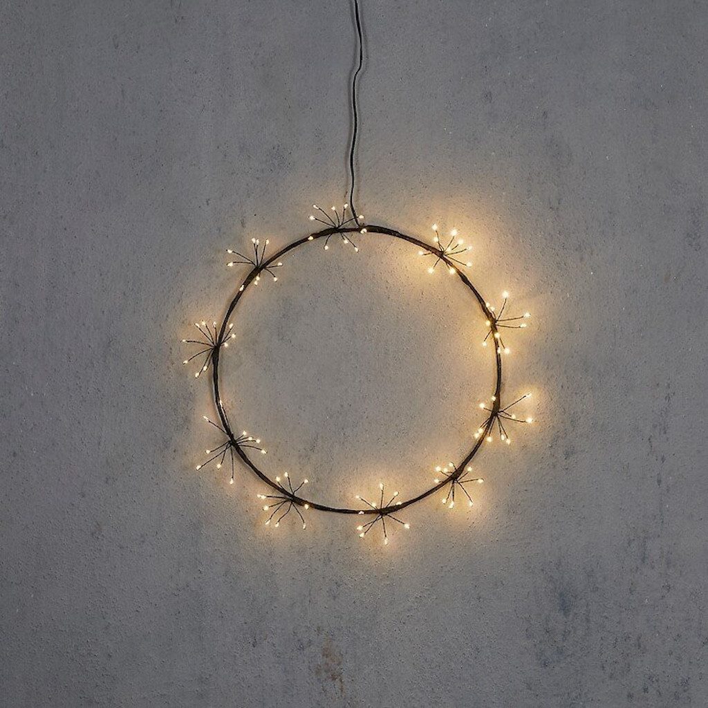 edelman LED Dekolicht Lichtkranz LED warmweiß outdoor, LED fest integriert, warmweiß