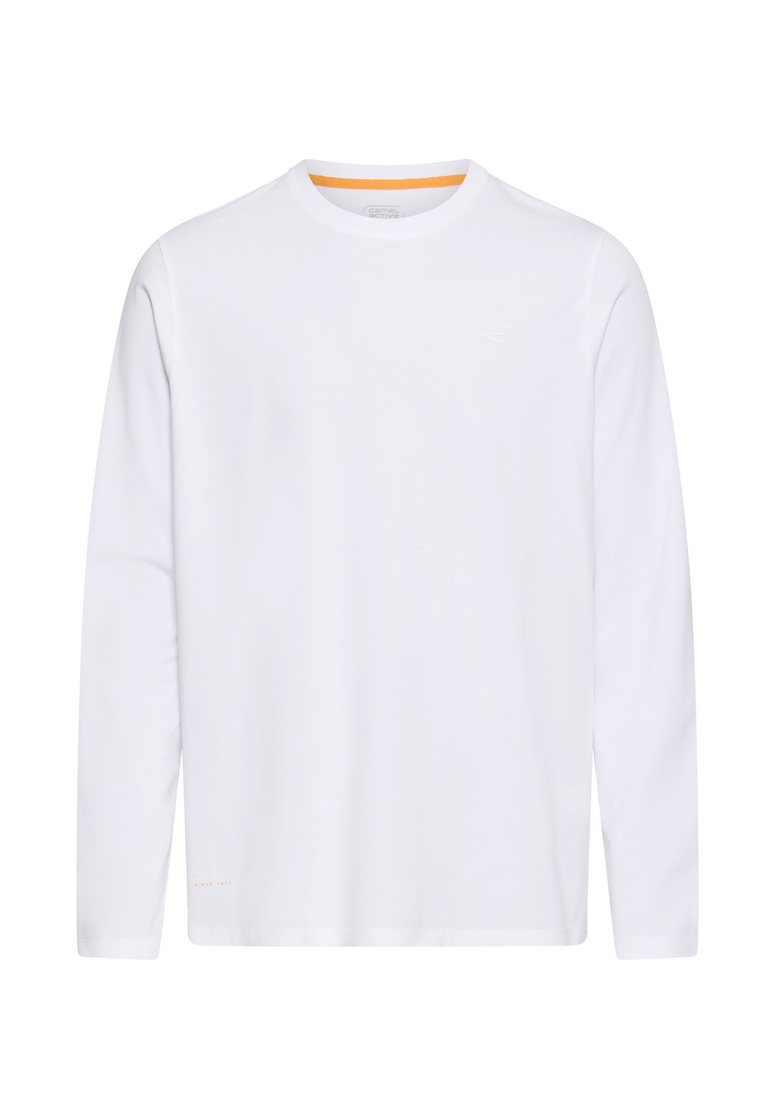 camel active Langarmshirt Longsleeve mit Stretch - unifarben