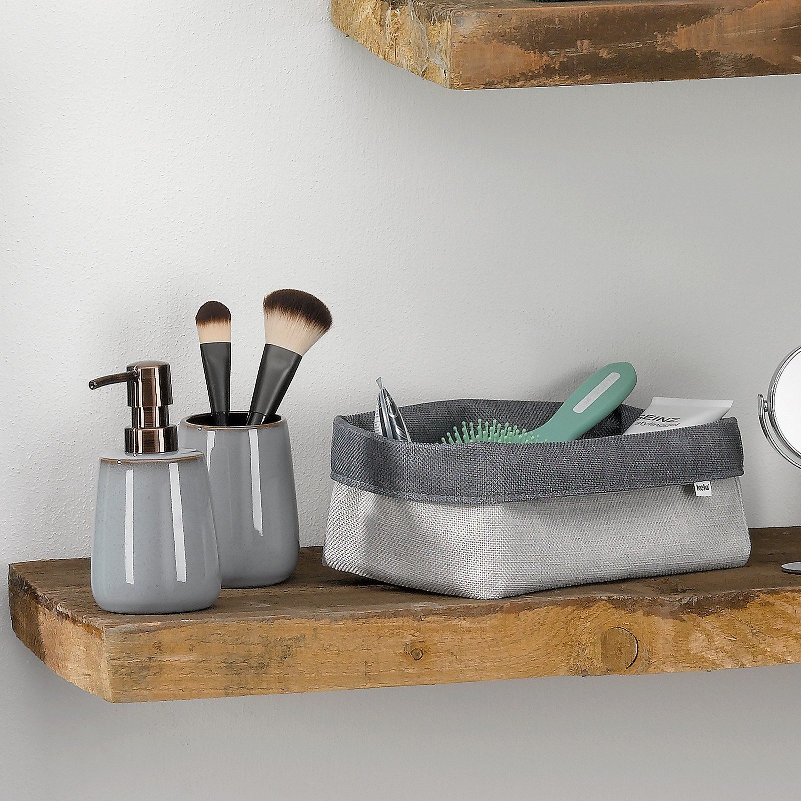 kela Seifenspender Liana, Retro-Look, glänzende Keramik, 300 ml, leicht zu günstig online kaufen