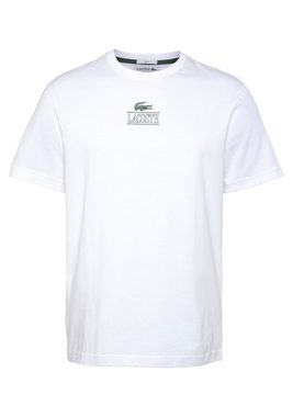 Lacoste T-Shirt T-SHIRT mit Lacoste Print auf der Brust