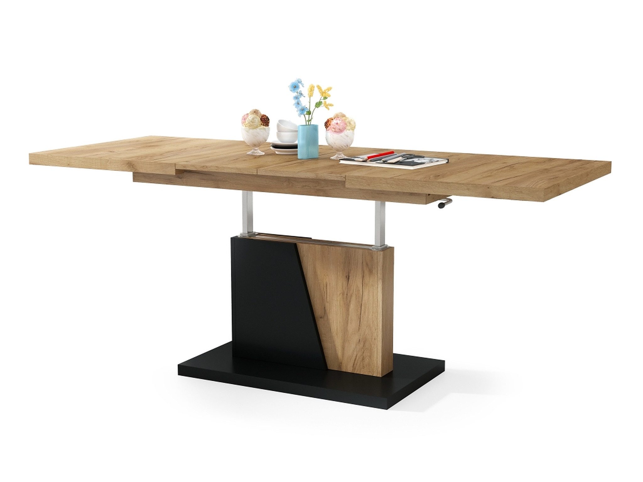 Mazzoni Couchtisch Grand Noir Eiche Gold günstig online kaufen