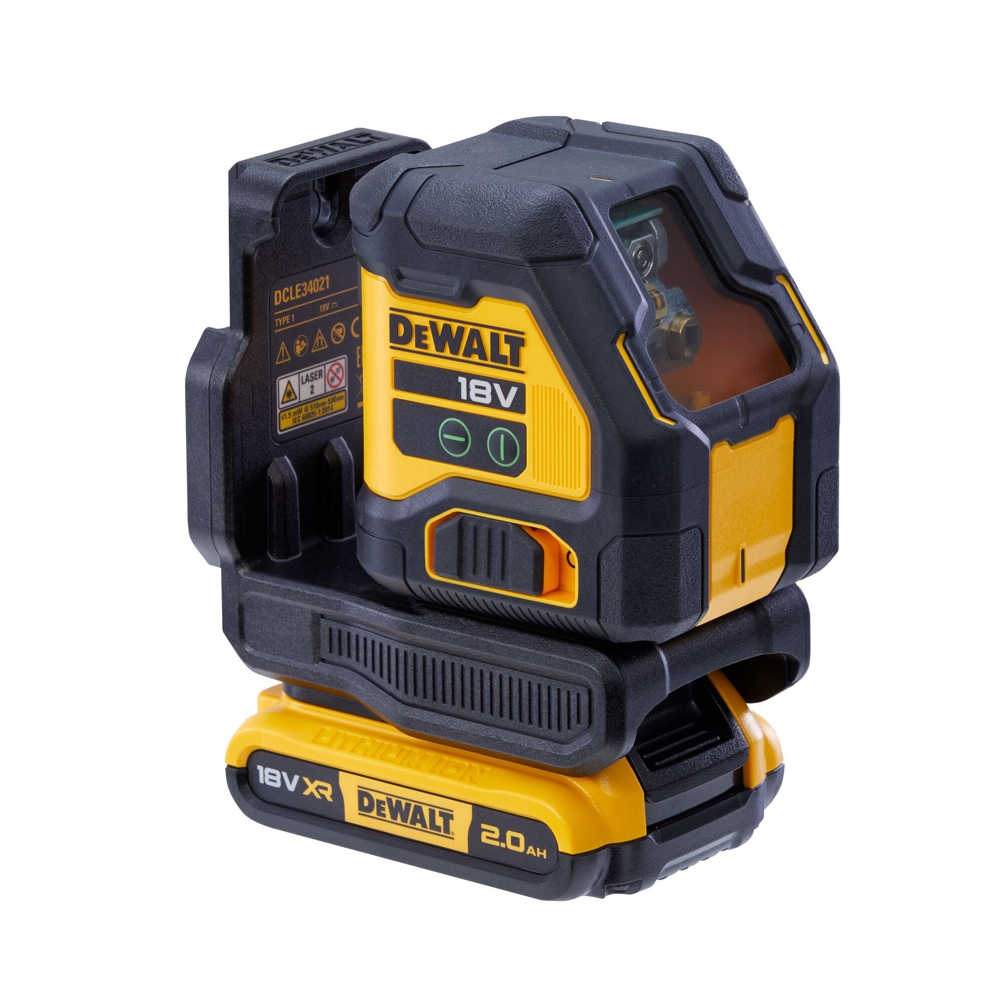 DeWalt Linienlaser DCLE34021N-XJ 18V grün, Basisvariante, Basisvariante ohne Akku und Zubehör