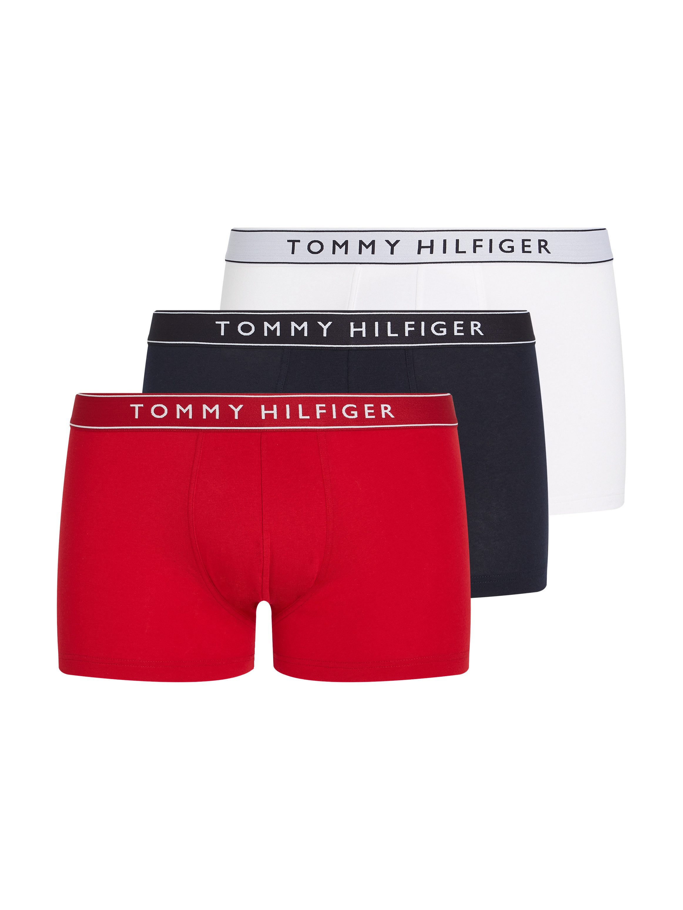 Tommy Hilfiger Underwear Trunk 3P TRUNK DTM (Packung, 3-St., 3er) mit Logobund