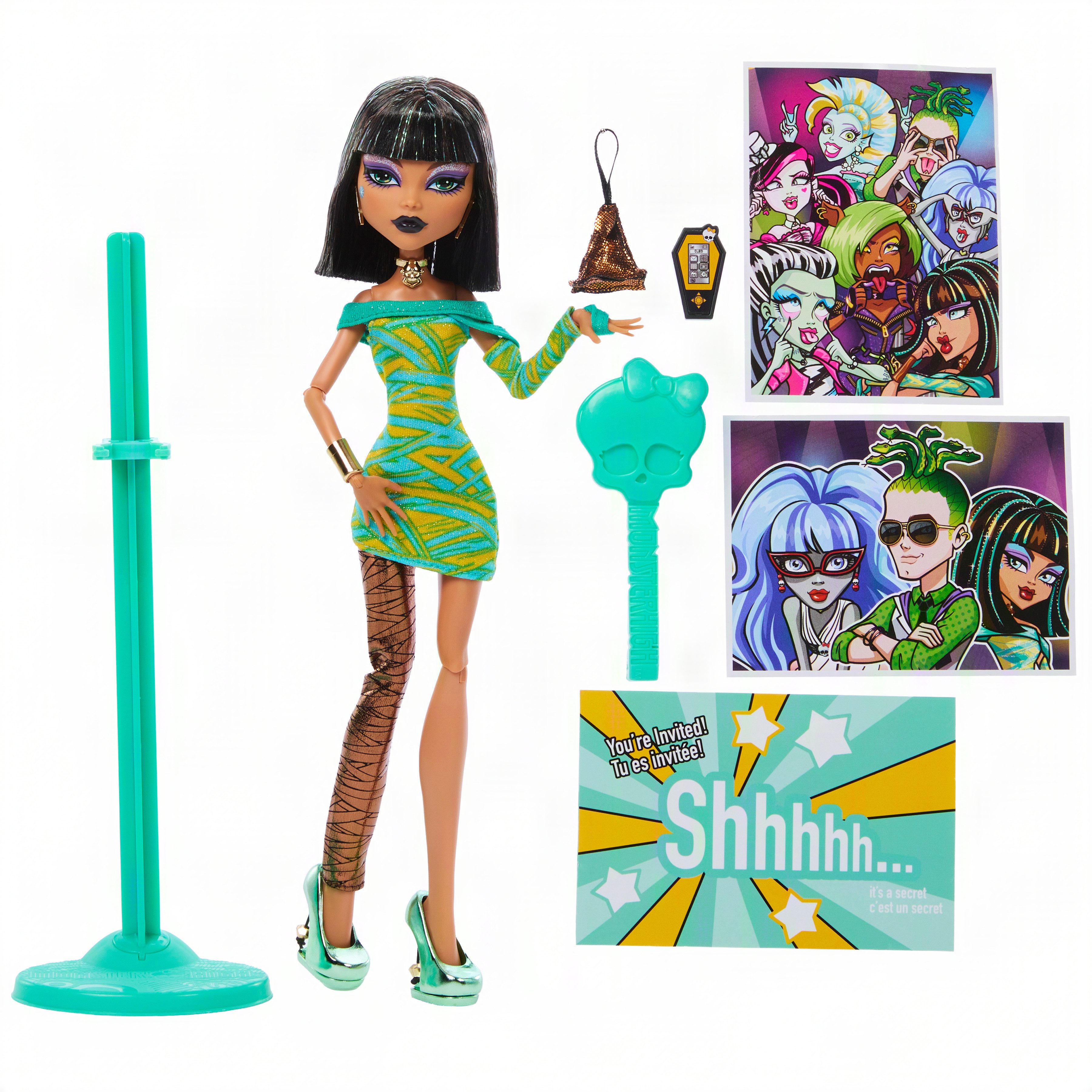MonsterHigh™ Anziehpuppe Mitternachtsparty, Cleo de Nile