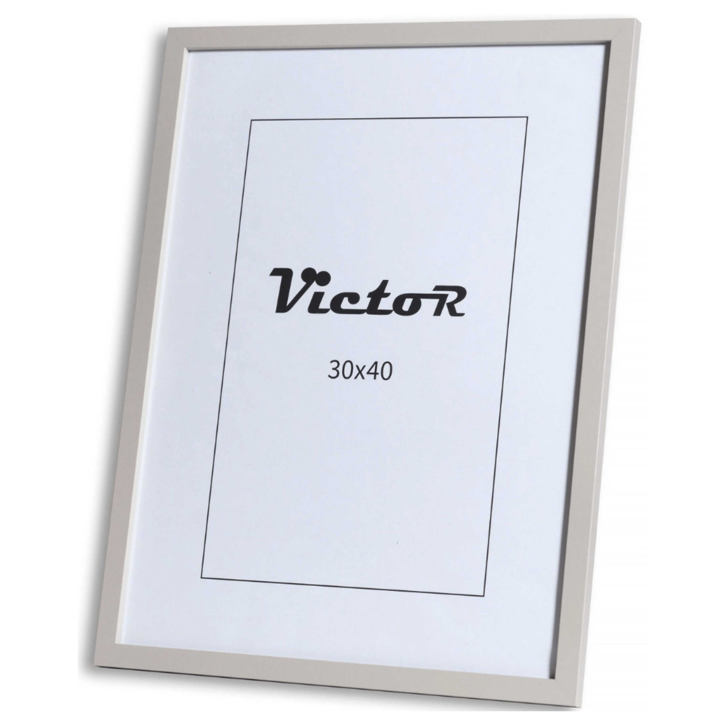 Victor (Zenith) Bilderrahmen Klee, Bilderrahmen Grau 30x40 cm, Bilderrahmen günstig online kaufen