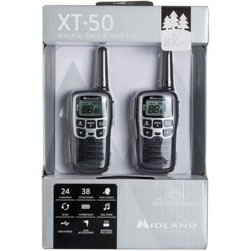 Midland Walkie Talkie Midland XT50 C1178 PMR-Handfunkgerät 2er Set