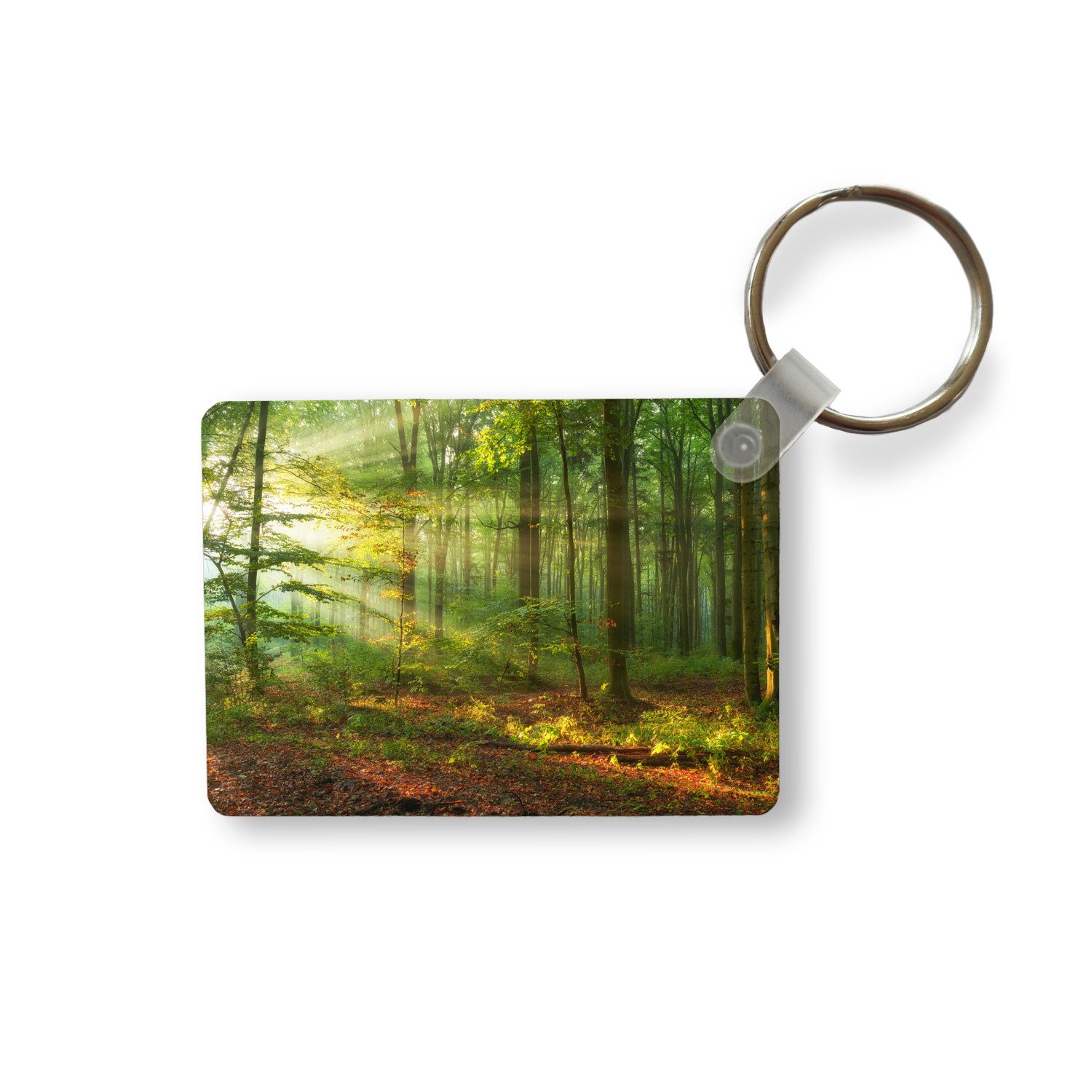 Schlüsselanhänger Sonne - Wald - Bäume - Natur - Herbst