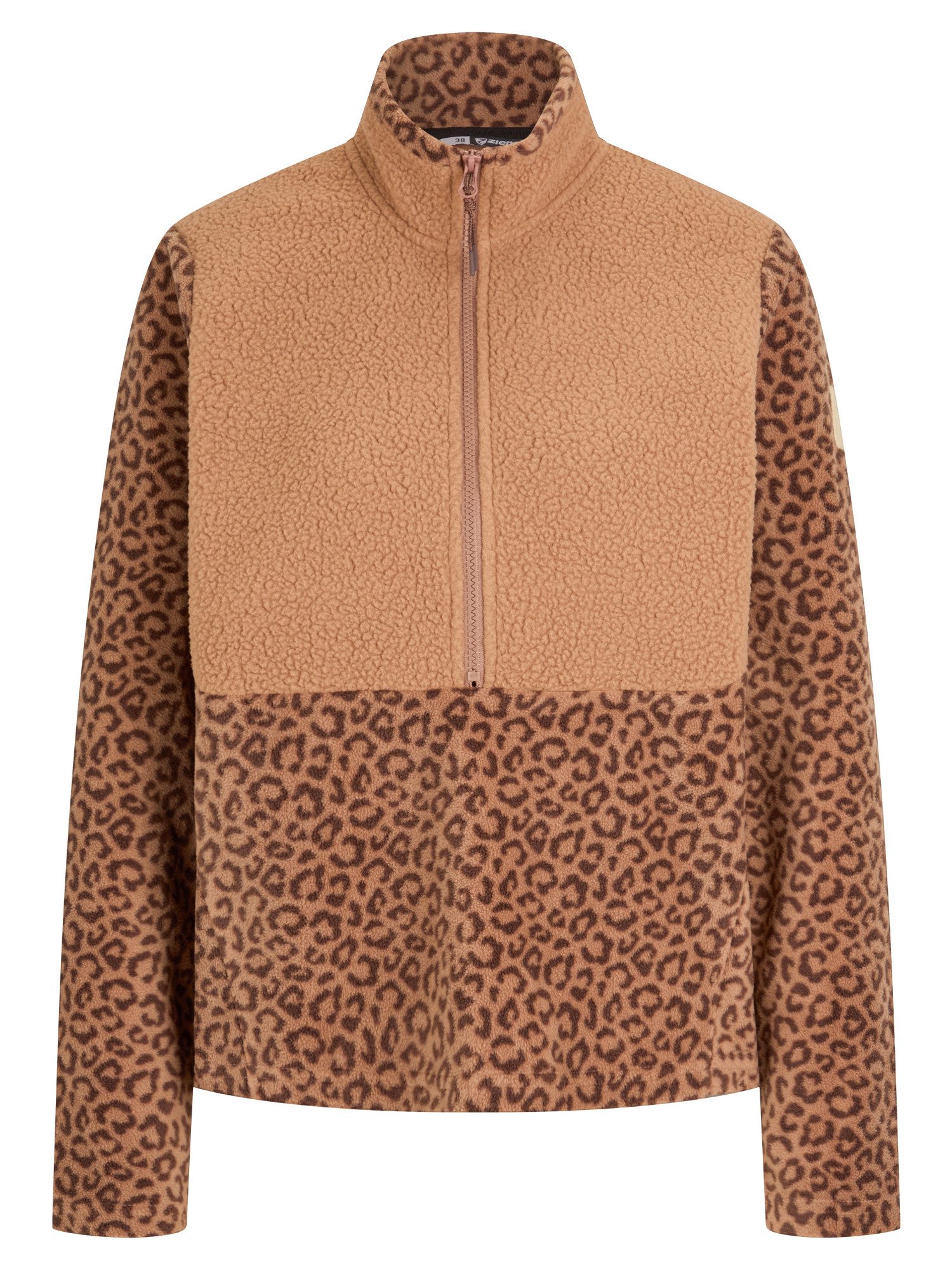Ziener Fleecepullover JANKA-Z DAMEN Teddyfleece, warm, elastisch