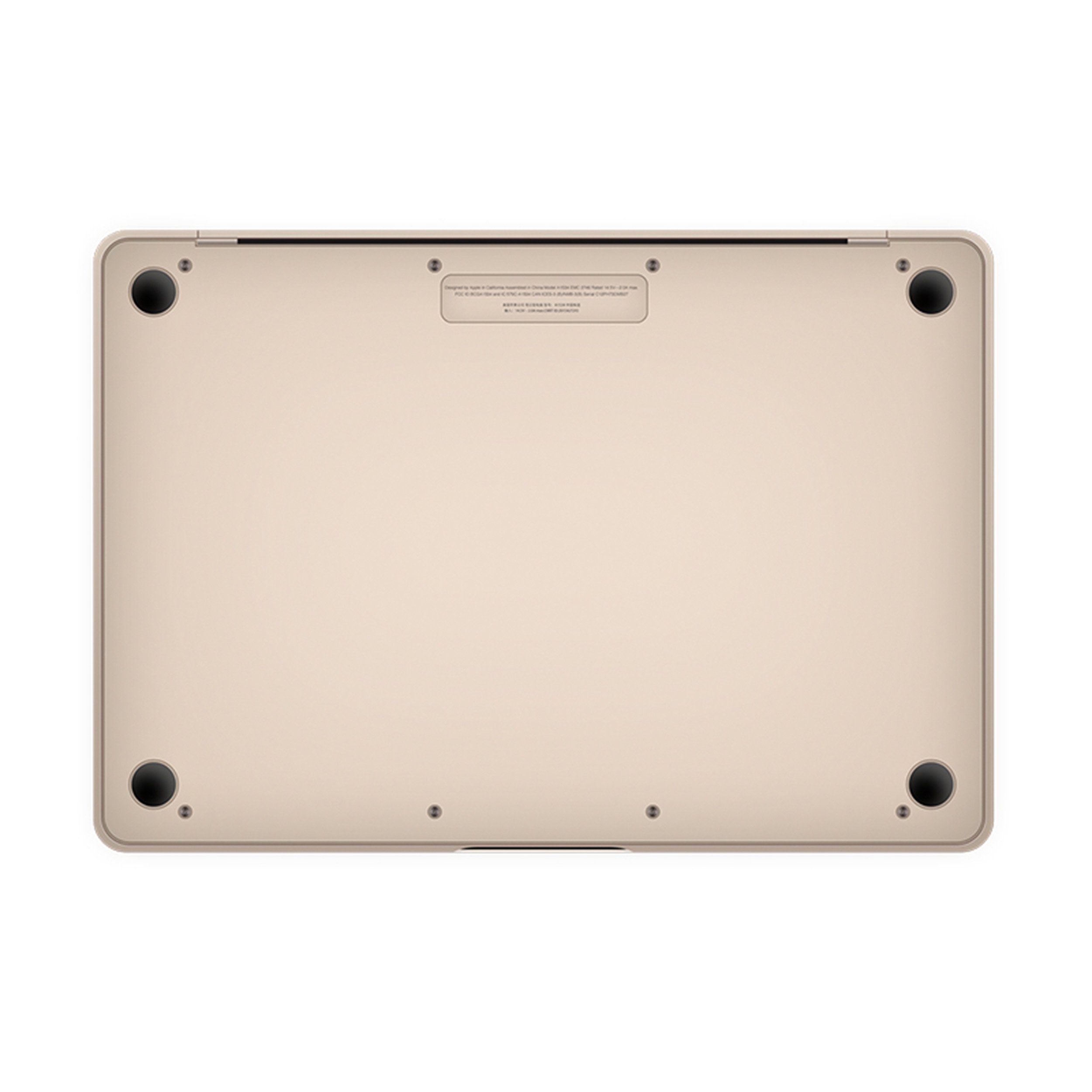 KMP CREATIVE LIFESTYLE PRODUCTS. Schutzfolie Schutzfolie für 13" MacBook Air, Gold, (Single-pack, 1-St), Schmutz- und wasserabweisende Oberfläche. Nur 0,2mm dick