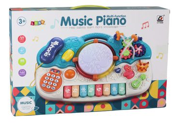 LEAN Toys Lernspielzeug Klavier Musik Trommel Klänge Sounds TelefonLichter Tasten Spielzeug