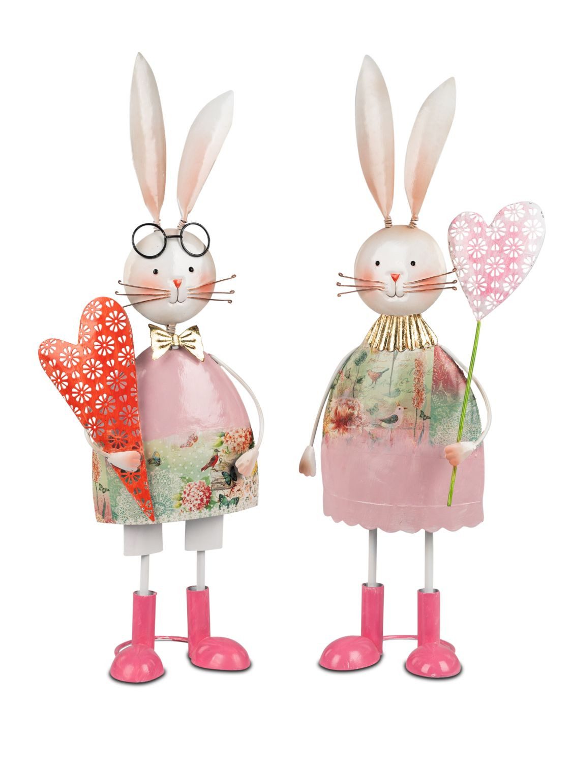 formano Dekofigur Osterzeit, Höhe: 60cm, Farbe: Mehrfarbig, Motiv: Hasen