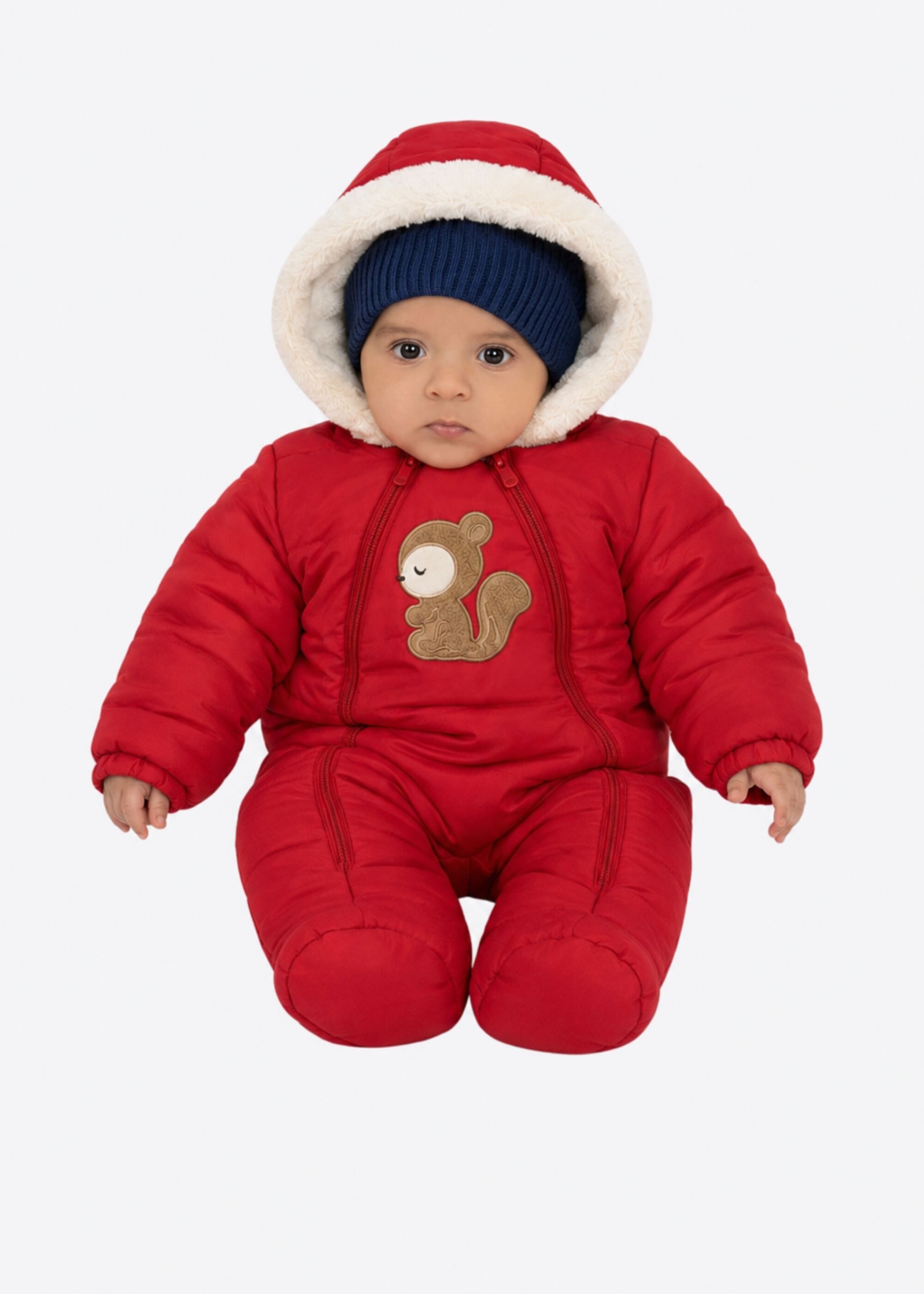 bumber Schneeoverall mit verspielten Applikationen