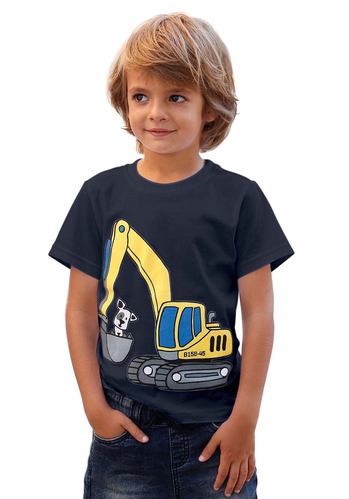 Bagger KIDSWORLD mit T-Shirt