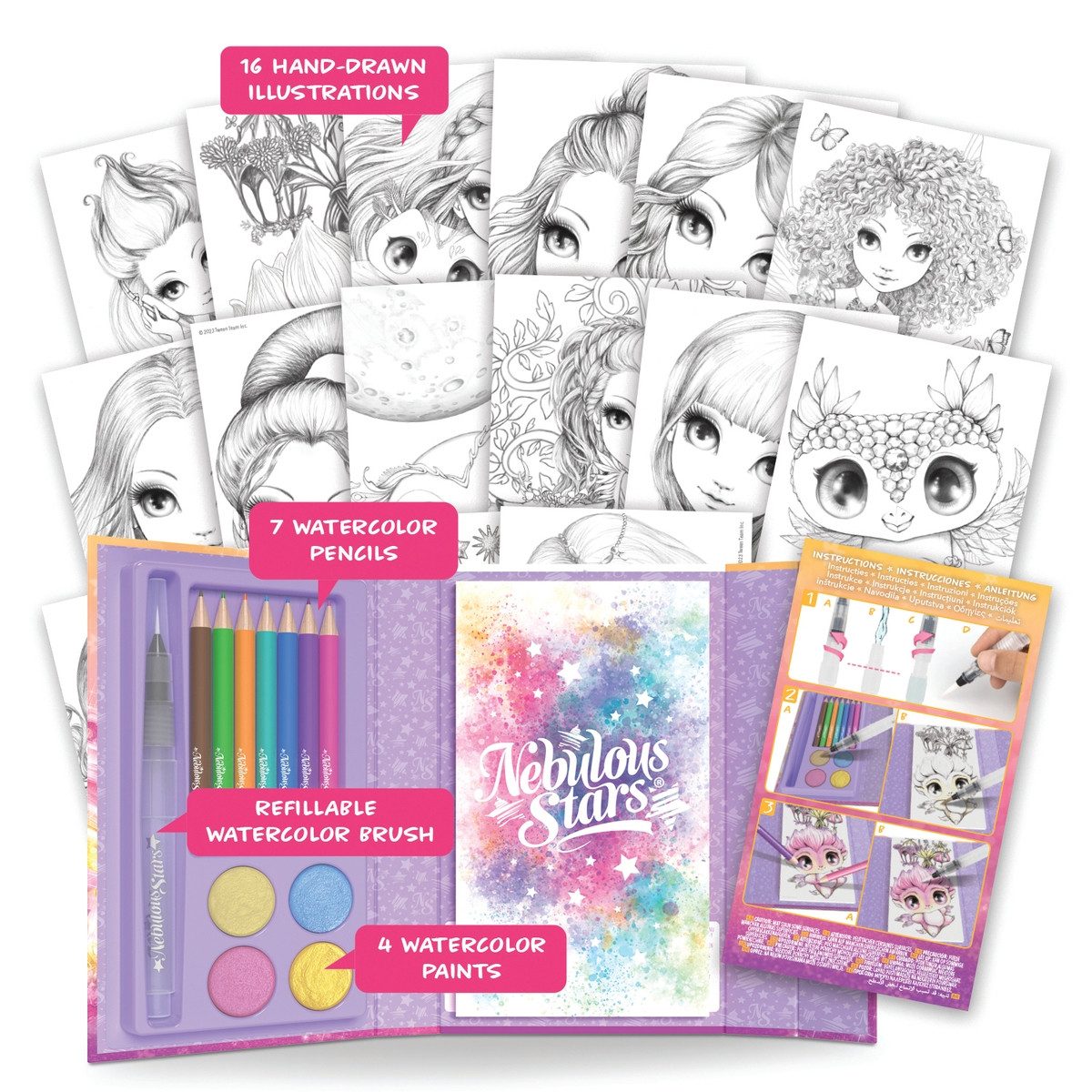 Toynamics Europe Malstift Nebulous Stars Aquarell-to-Go