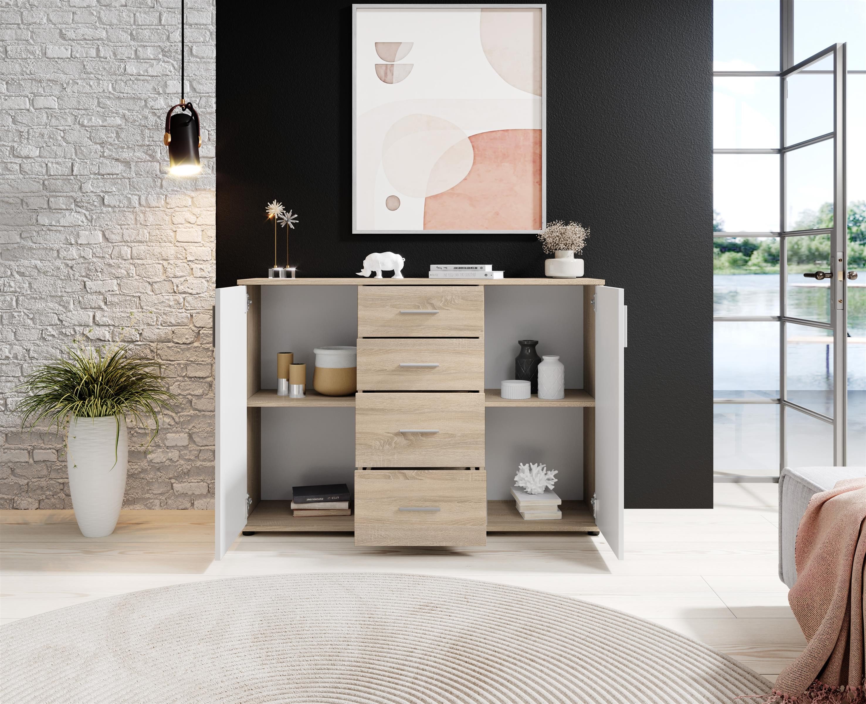 Bega Consult Kommode 120 x 82 x 35 cm (B/H/T)