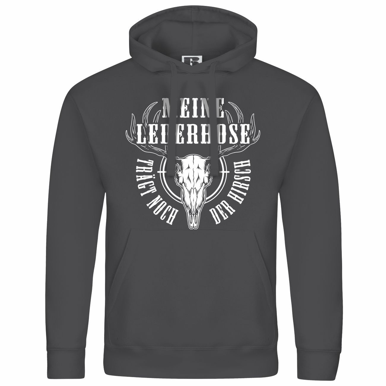deinshirt Kapuzenpullover Herren Kapuzenpullover Meine Lederhose günstig online kaufen