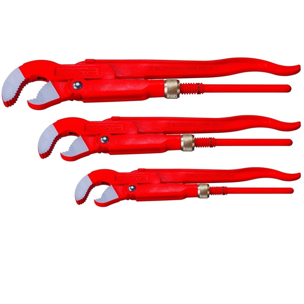 Rothenberger Rohrzange Rohrzange, Eckrohrzange, Zange, 3 tlg. 1