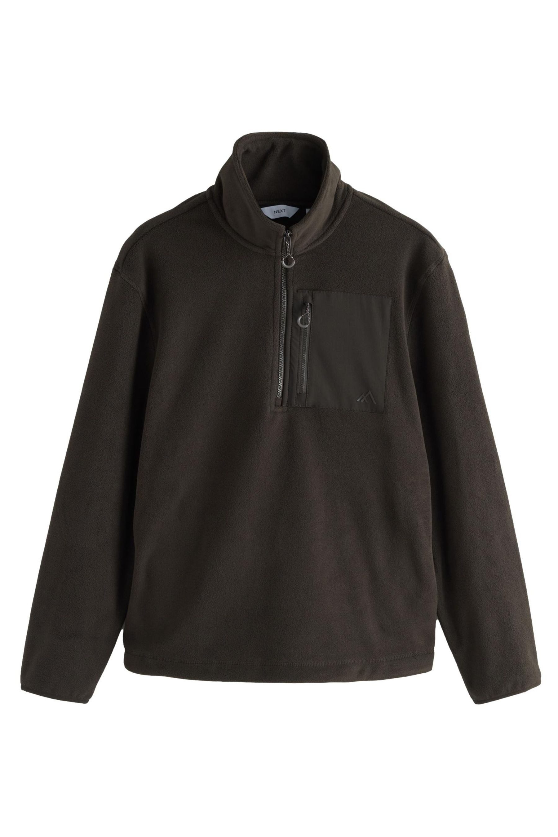 Fleecepullover Polar Fleece mit Reißverschluss im Utility-Stil