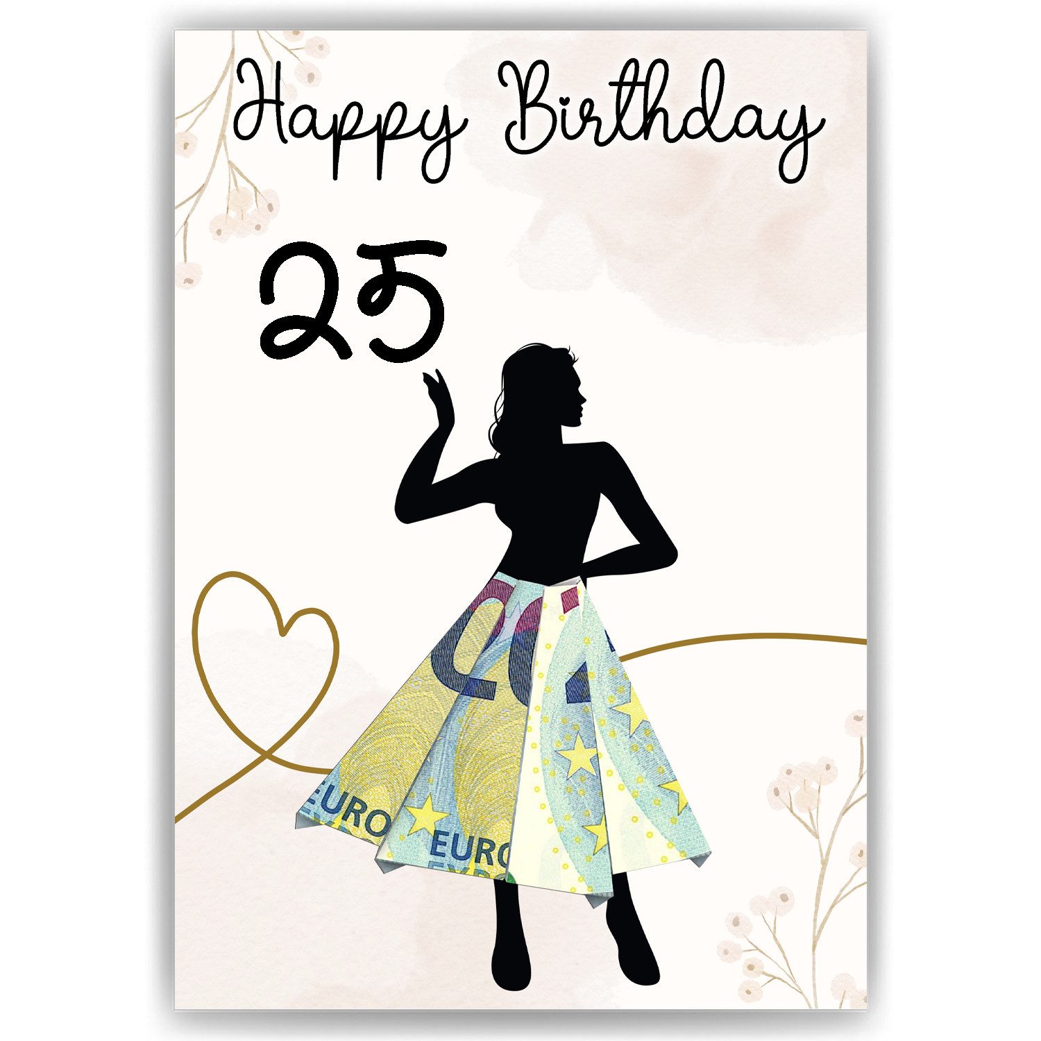 Tigerlino Poster Geldgeschenk Geburtstag Frauen Freundin günstig online kaufen