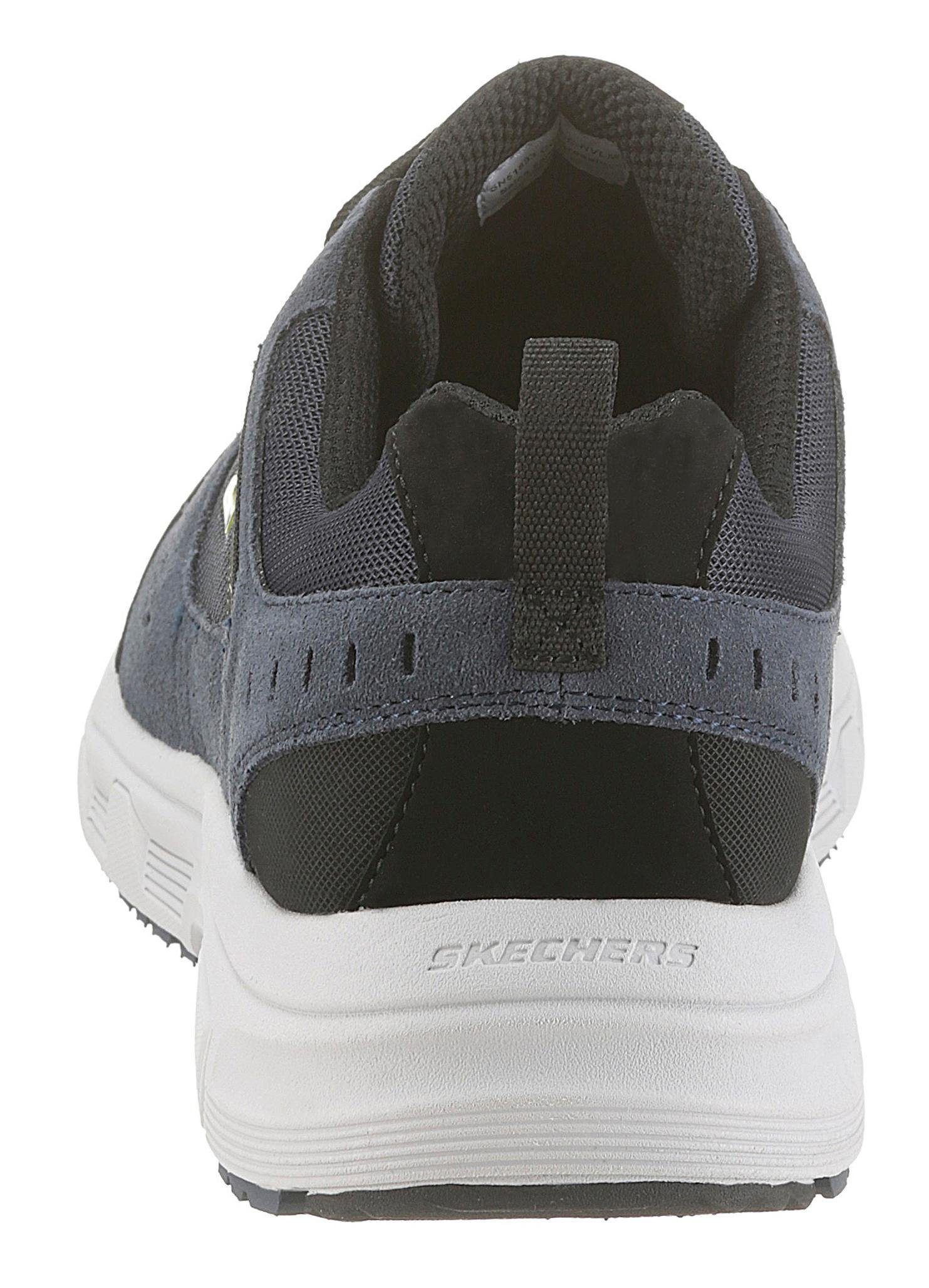 SKECHERS schwarz Sneaker Memory bequemer PERFORMANCE Oak mit Skechers Canyon navy Foam-Ausstattung