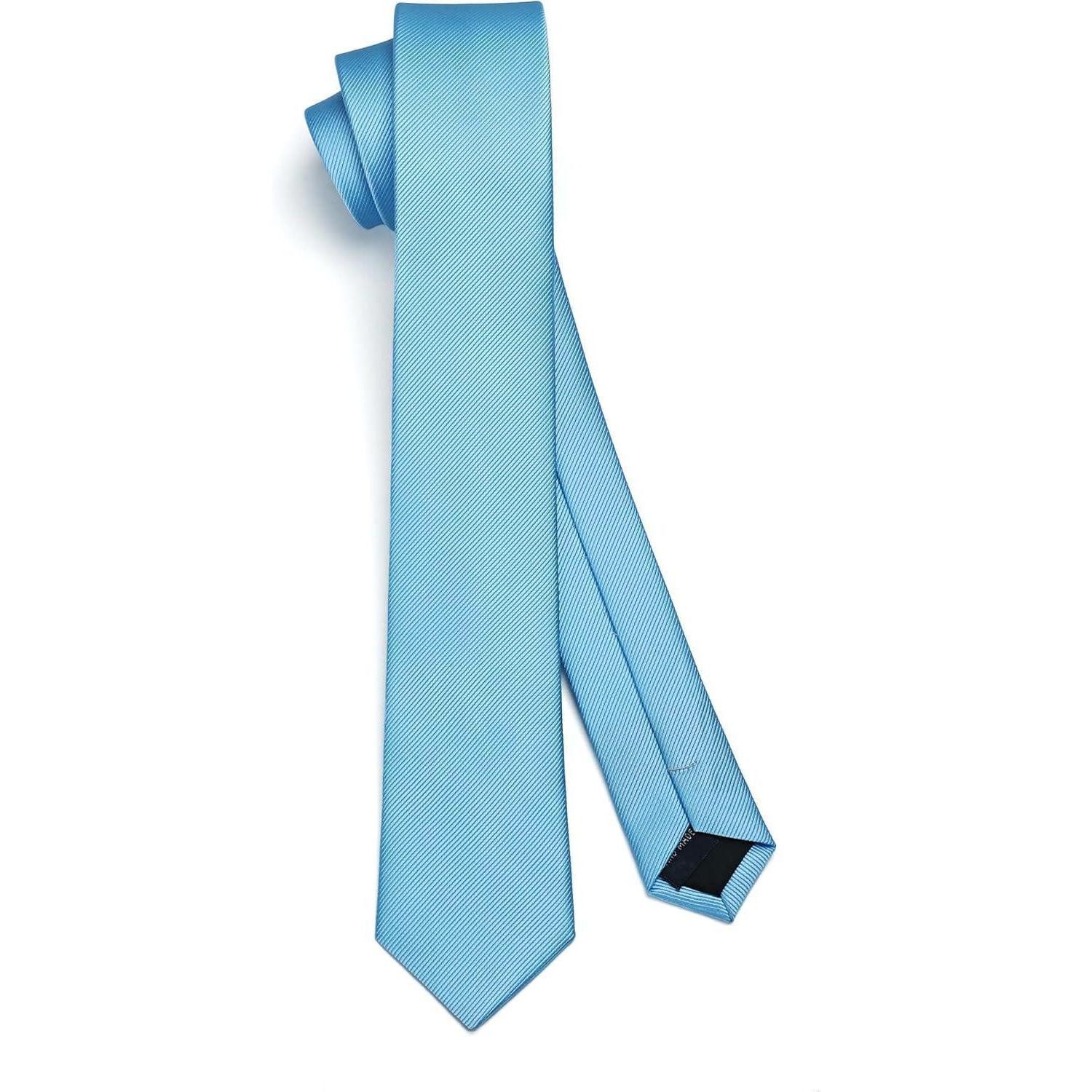 LuxusKollektion Krawatte Krawatte Herren Seide 6cm Hochzeit Party Business Hellblau