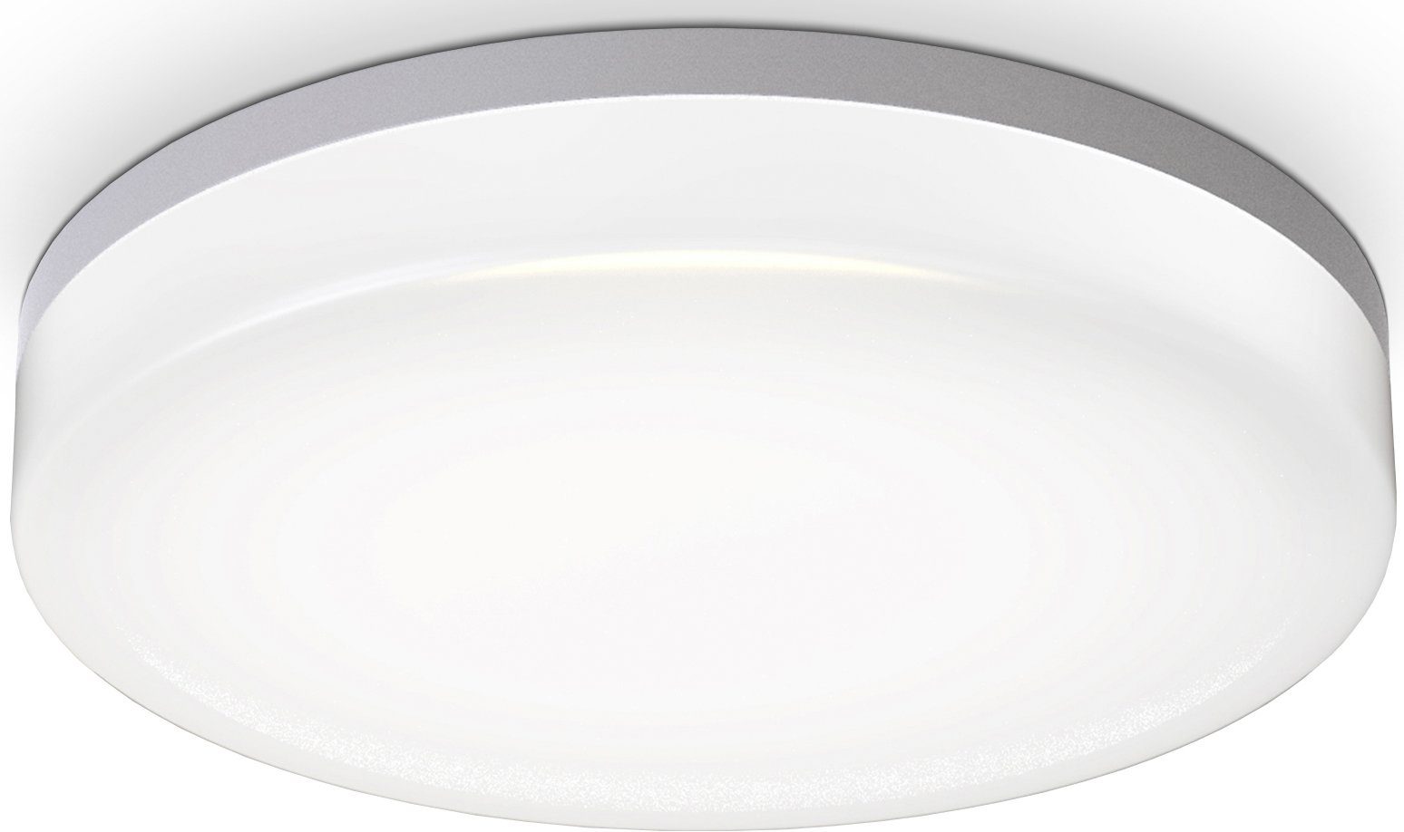 Vorzüglicher B.K.Licht LED Deckenleuchte BK_DB1171 Neutralweißes LED Licht, integriert, 13W, Ø22cm, Neutralweiß, fest IP54, Spritzwassergeschützt, 4.000K, LED Bad-Deckenleuchte, LED Badlampe