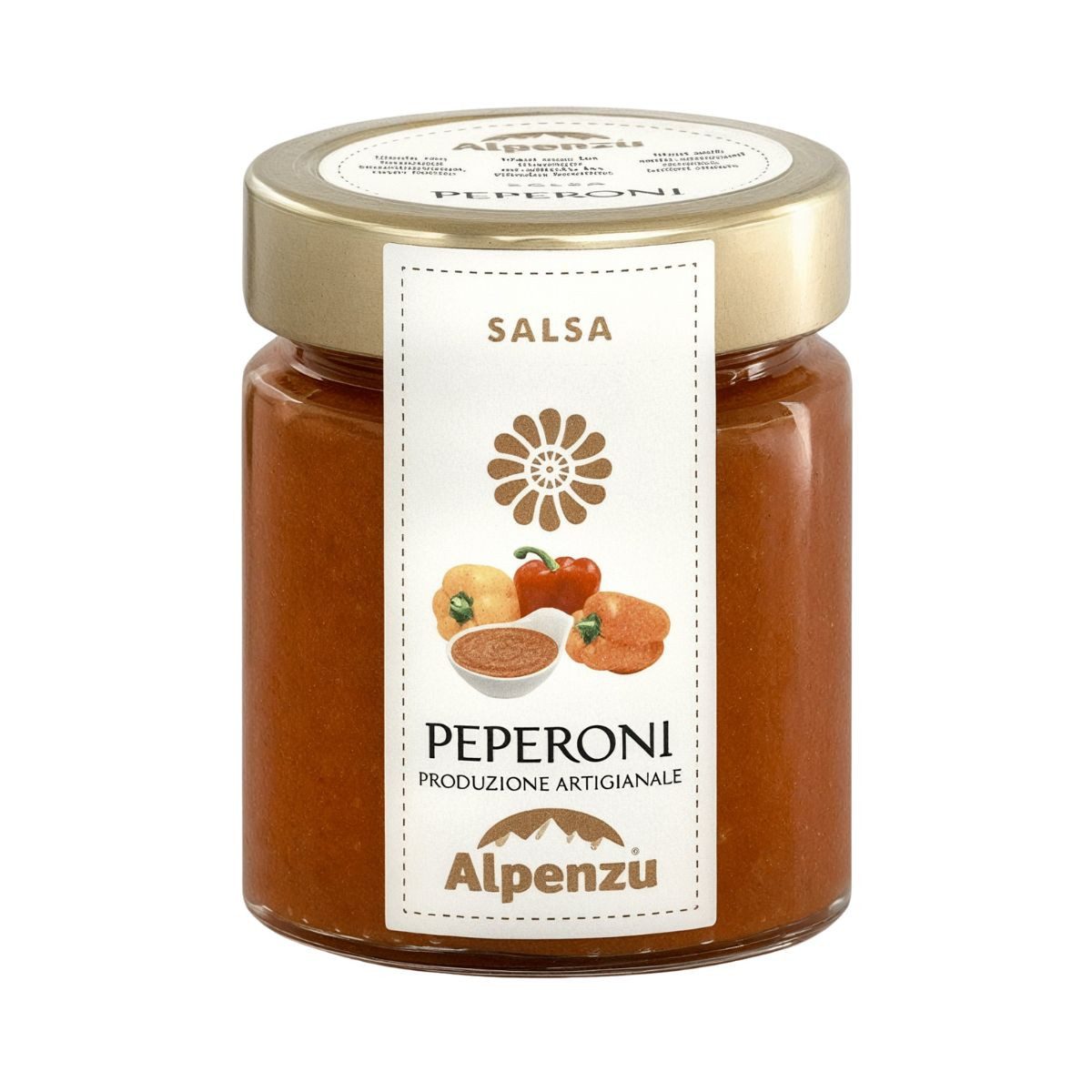 Alpenzu Saucen Alpenzu Salsa di Peperoni, Paprika-Sauce, 150 g