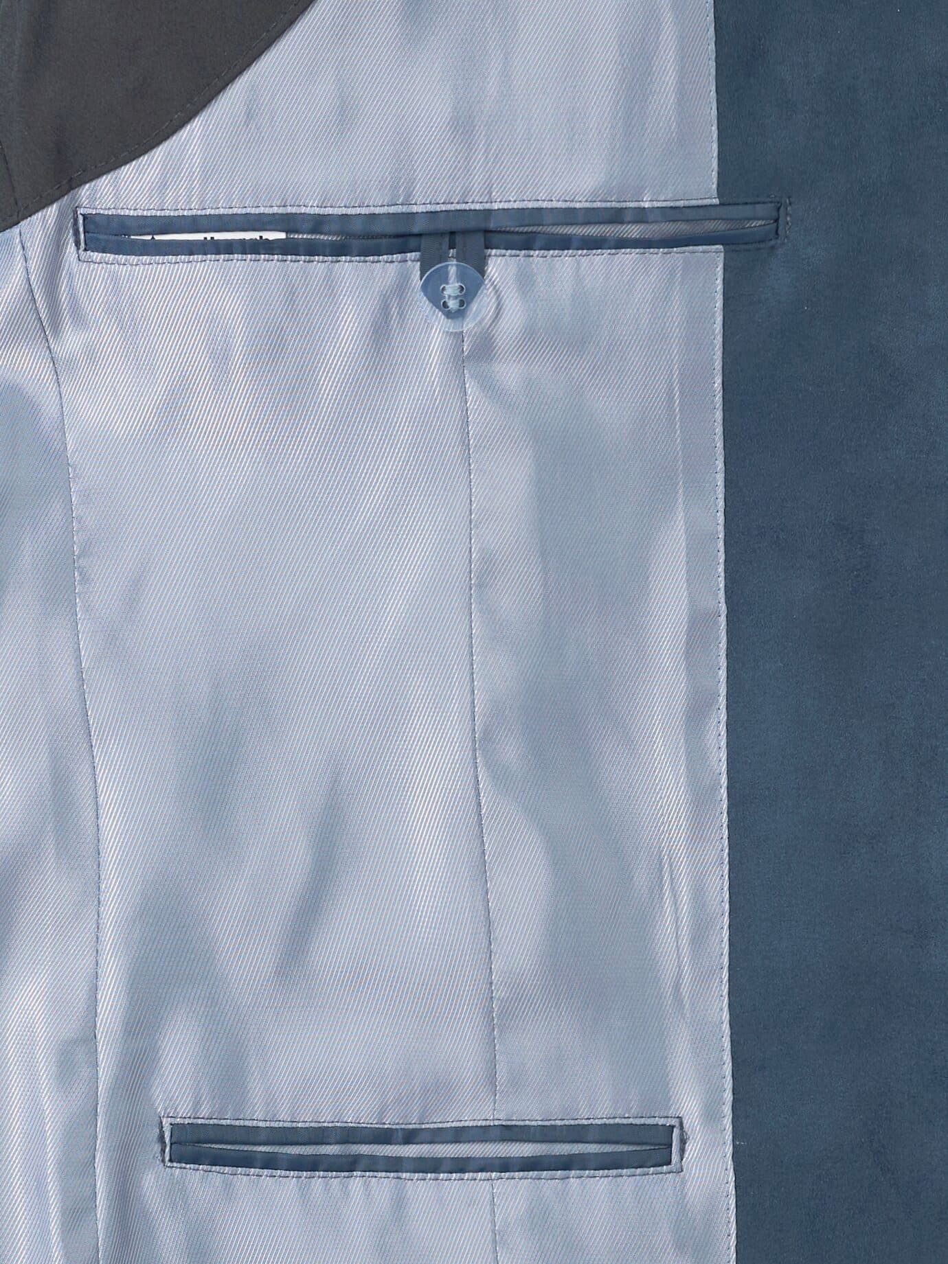 Walbusch Janker Herren Reiseleinen-Janker Comfort fit Stehkragen, modern, knitterarm, Kurzgröße – Bild 4 von 4