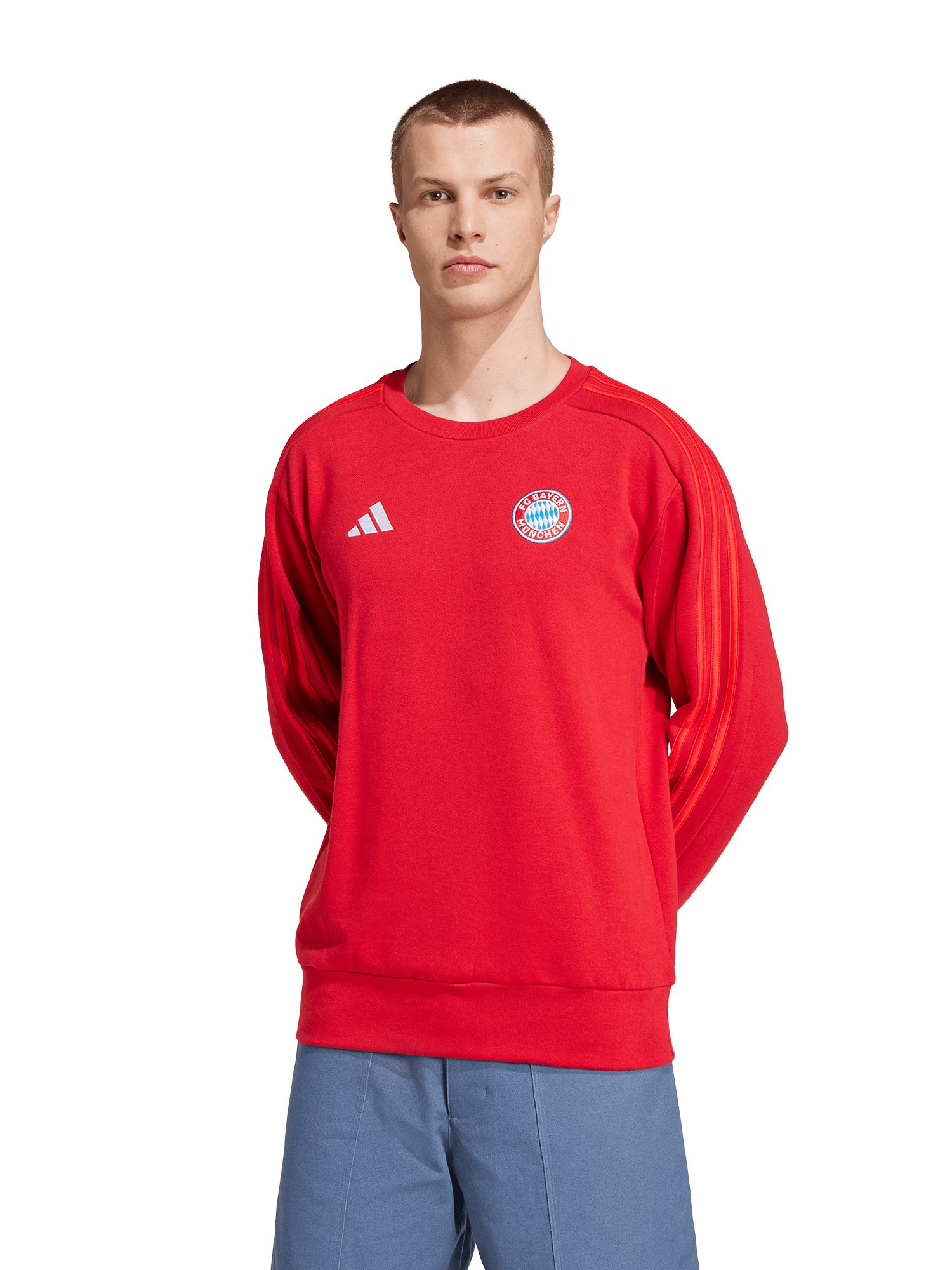 adidas Performance Sweatshirt FC Bayern München, Sweatshirt DNA, Herren, Bordeaux