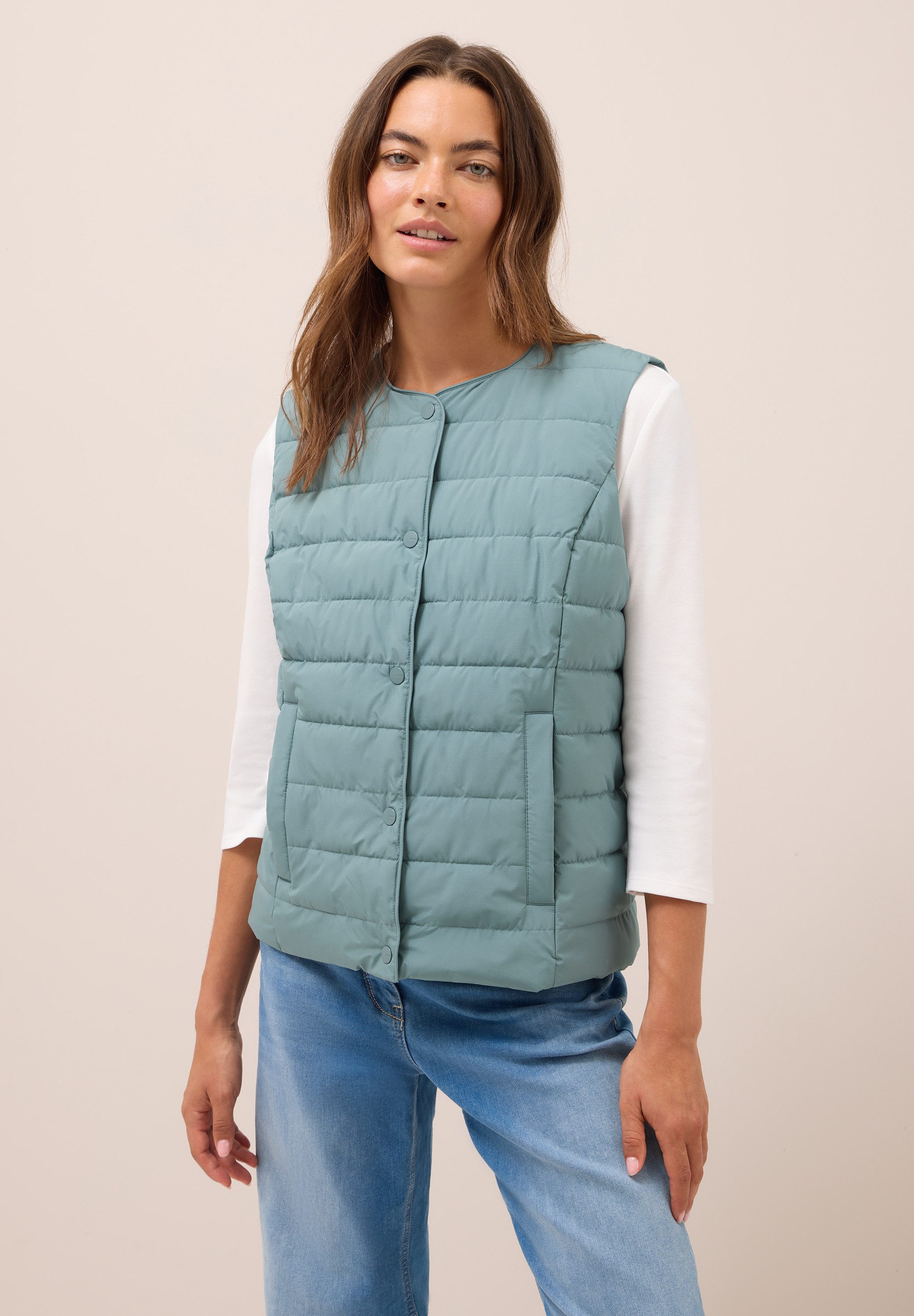 CECIL Steppweste mit Knopfleiste