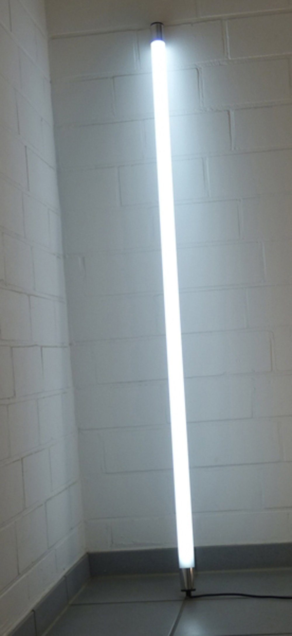IP44 LED XENON Länge Kalt Kalt Wandleuchte Röhre 2000 Lumen Leuchtstab LED 1,23m LED Weiß, Xenon Satiniert Außen Weiß T8,
