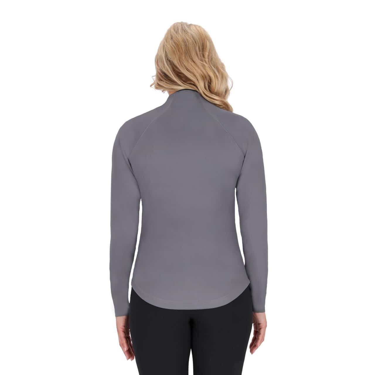 QHP Reitjacke Sweatjacke Oakleigh in grau