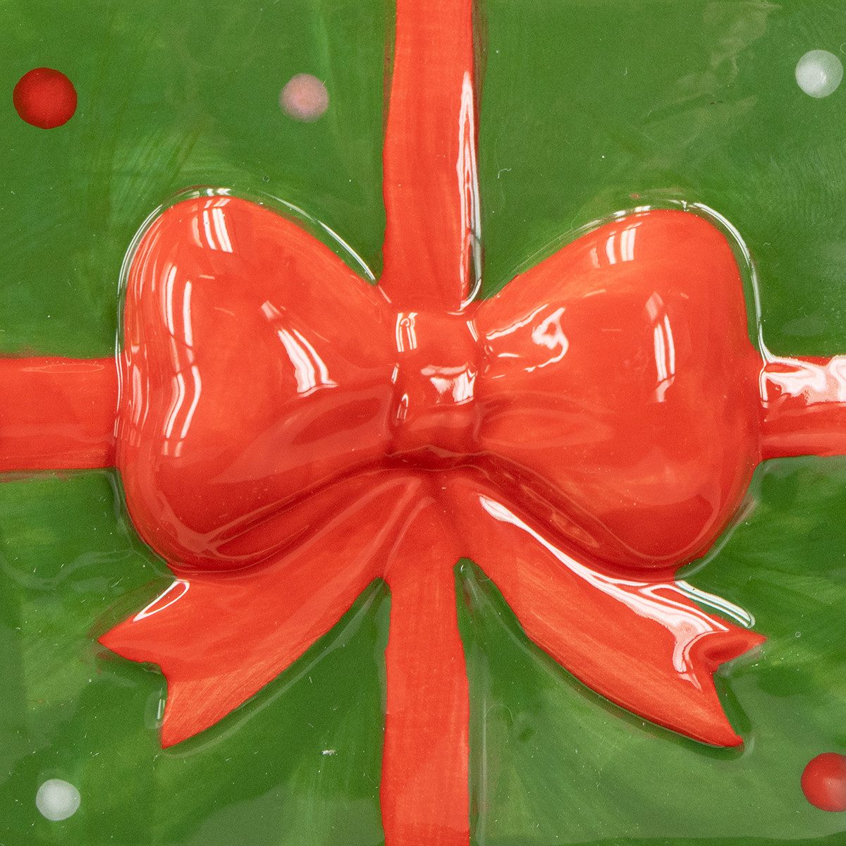 Kaemingk Weihnachtsmann Weihnachtlicher Keramik-Übertopf Geschenkdesign mit charmanten, 2 Stü