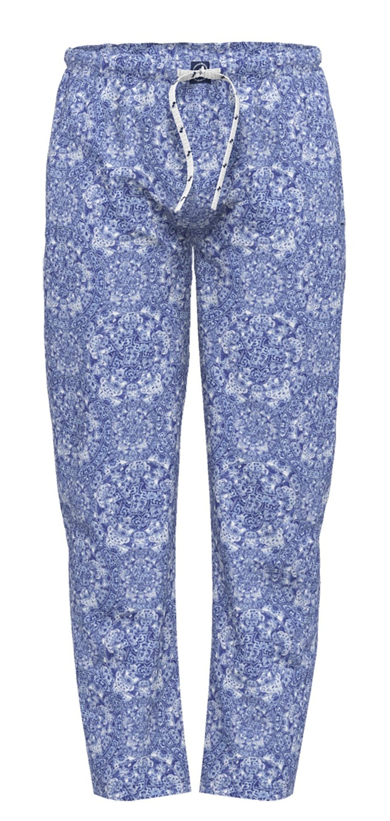 A Fish named Fred Pyjamahose Herren Schlafanzughose (1-tlg) Baumwolle Modisches Design