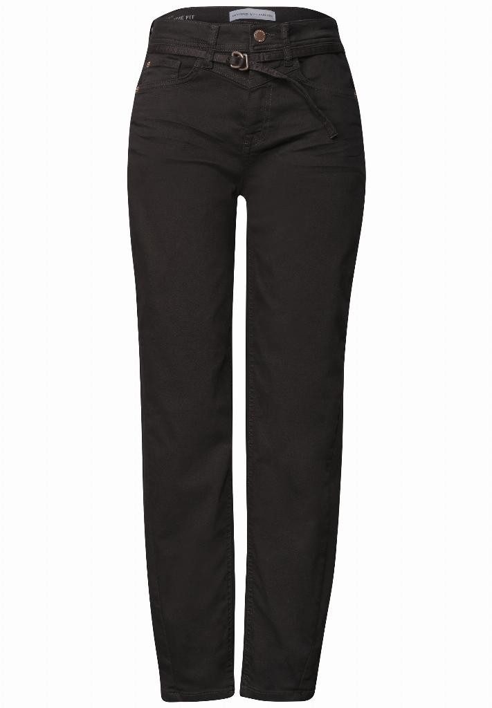 STREET ONE 5-Pocket-Jeans High Waist Barrel Leg Jeans im Loose Fit