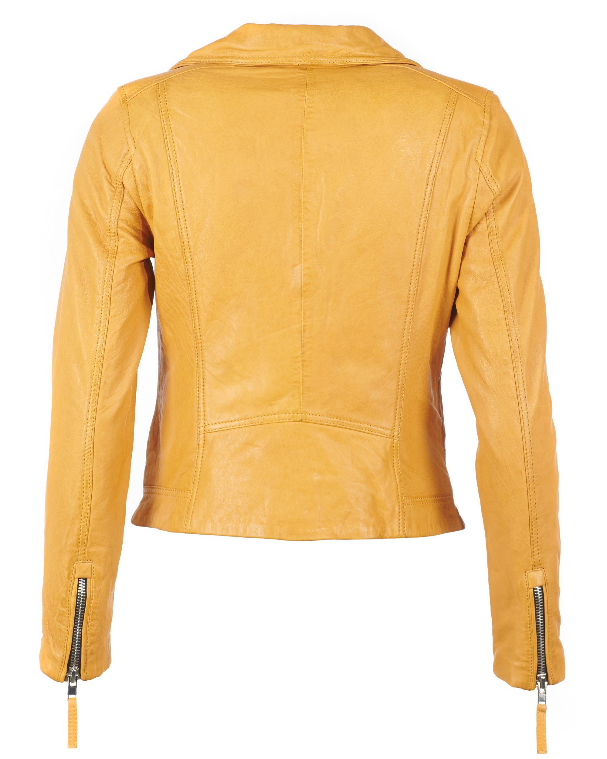 Lederjacke MUSTANG 31019198 curry